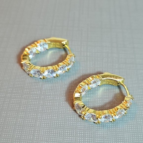 QVC Jewelry - Bella Luce 12.56 ctw Eterno 18k Yellow Gold Over Sterling Earrings